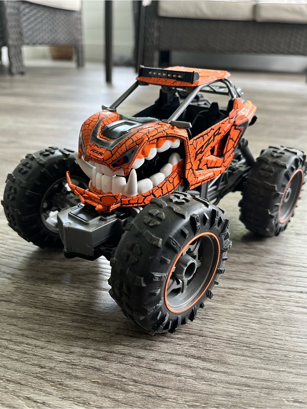Orange Monster Truck Off-Road RC Toy - Kids Toy